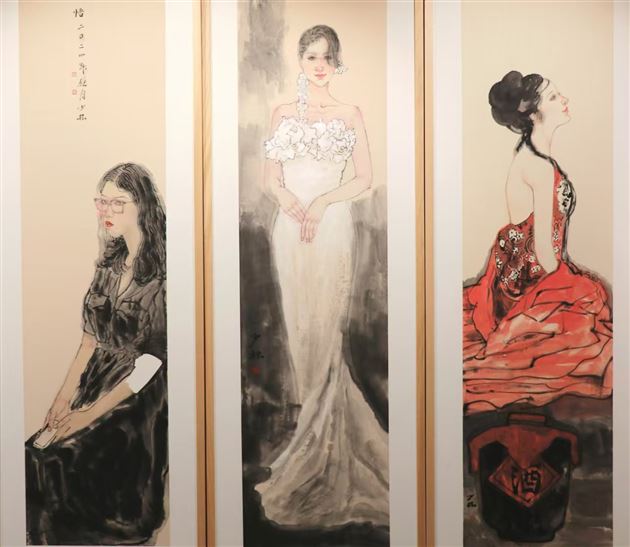 双流风采 人物画卷——记棠外王宪龙老师水墨人物画联展