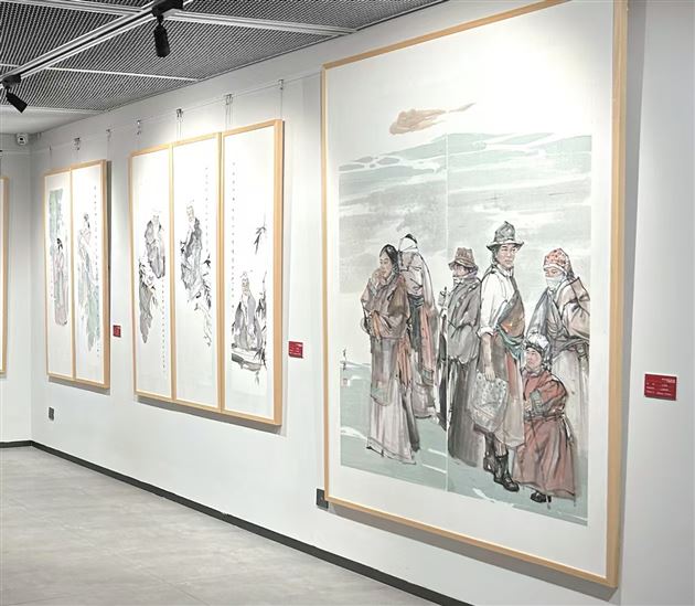 双流风采 人物画卷——记棠外王宪龙老师水墨人物画联展