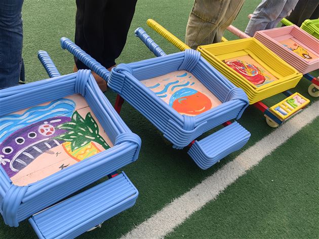 创意无限 变废为宝——棠湖仁智幼儿园助理教师手工活动精彩纷呈