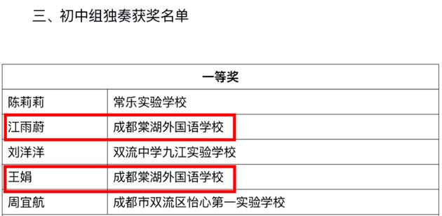 棠外音乐组包揽三项一等奖 闪耀双流区课堂乐器大赛 