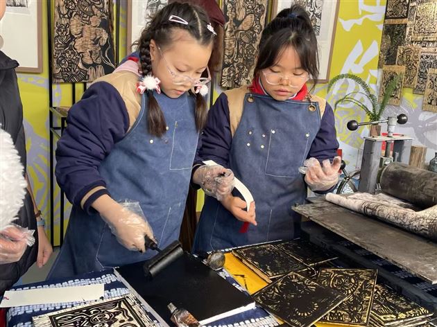 童心刻印千年韵  非遗薪火润棠园