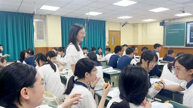 王霜老师上示范课