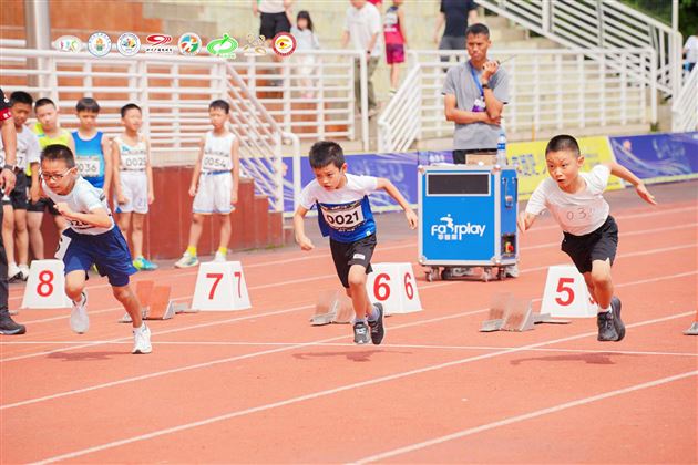棠外附小健儿逐梦省赛 共绘青春田径画卷