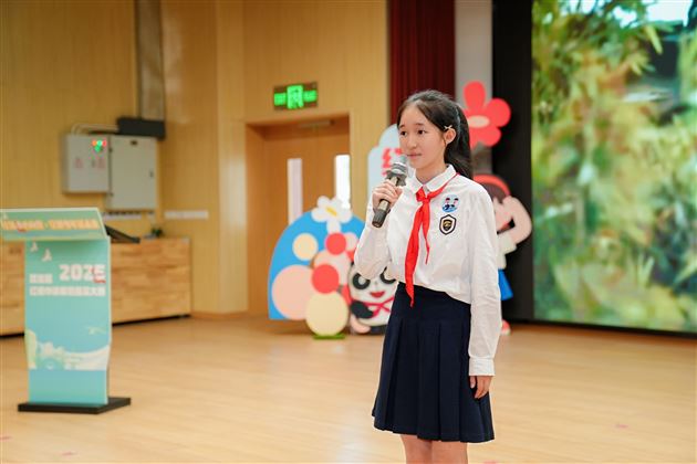 棠外学子张舒然获双流区红领巾讲解员大赛初中组一等奖