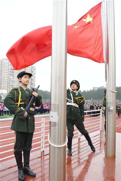 旗志相承，薪火永续——棠外第二十一届国旗班交接仪式圆满完成