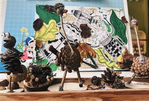 草木为媒  美育润心——棠外附小“自然而然”大地艺术实践活动温情启幕