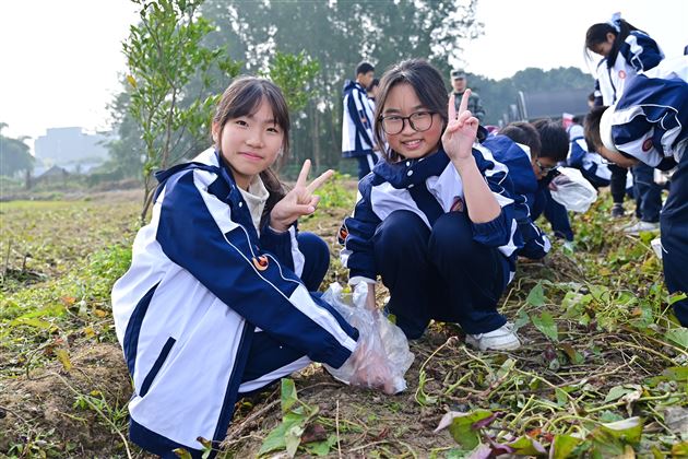 把课堂搬进田野！棠外初一学子共赴秋天劳动之约