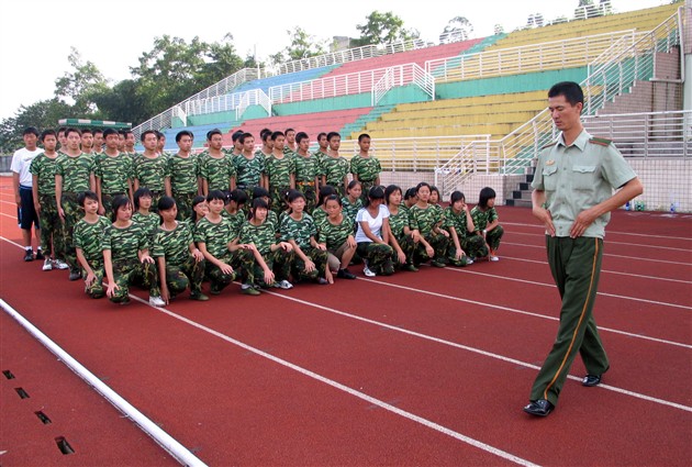 军训现场（三）