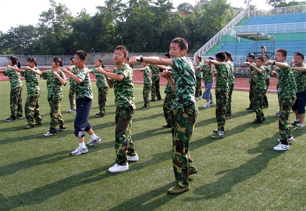 军训现场（六）