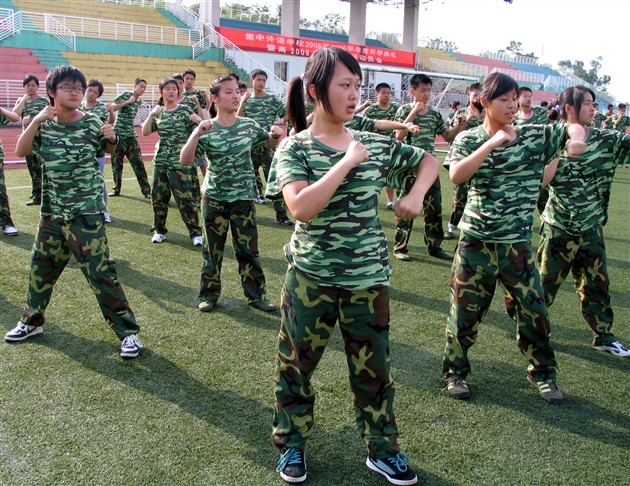 军训现场（七）