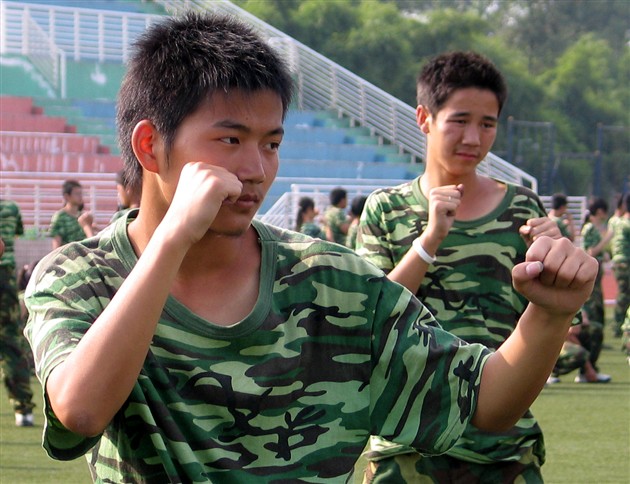 军训现场（八）