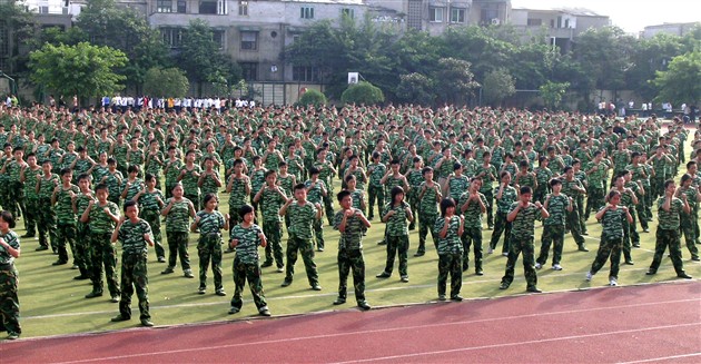 军训现场（九）