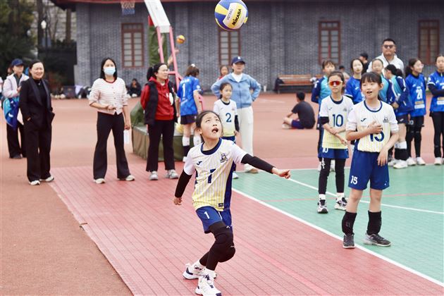 棠外附小女排征战双流区“空港杯”获佳绩