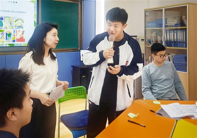 棠外初中开展初三学生减压赋能团体辅导活动