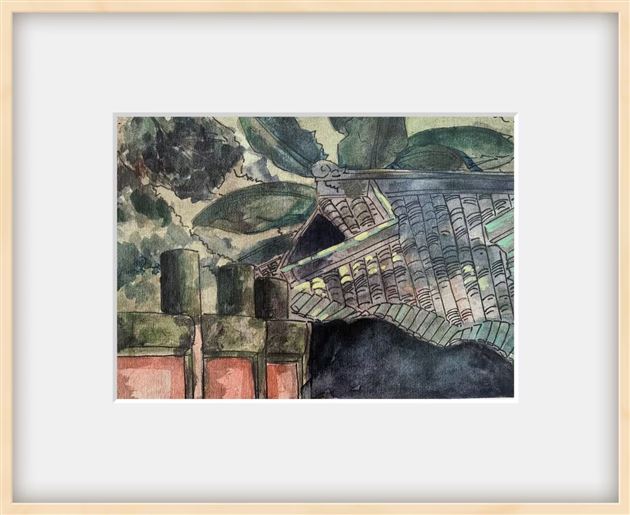 棠外学生写生作品入展第四届 成都“罨画崇州” 美术作品展