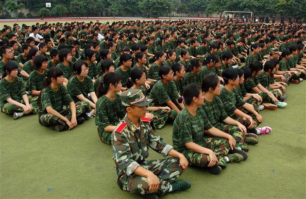 军训掠影(9)