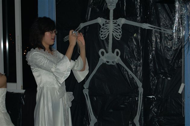 棠外剑桥高中师生喜庆西方传统节日万圣节(四)</p><p>　　