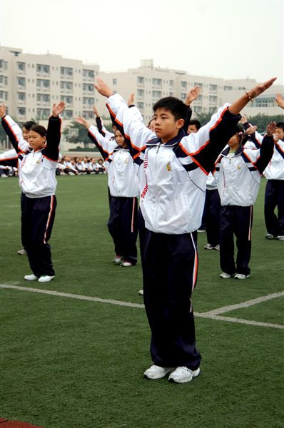 棠中外语学校班级广播操比赛(三)