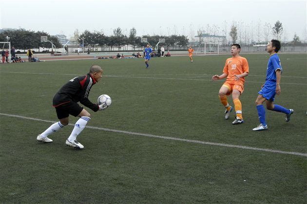 辽宁青少年男子足球队访问棠中外语学校(四)
