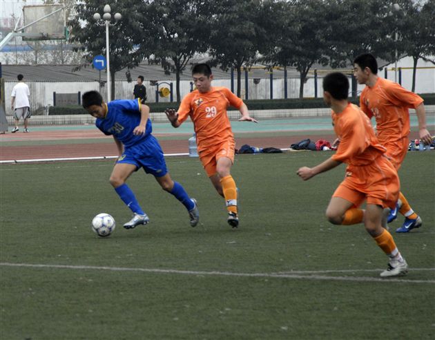 辽宁青少年男子足球队访问棠中外语学校(六)