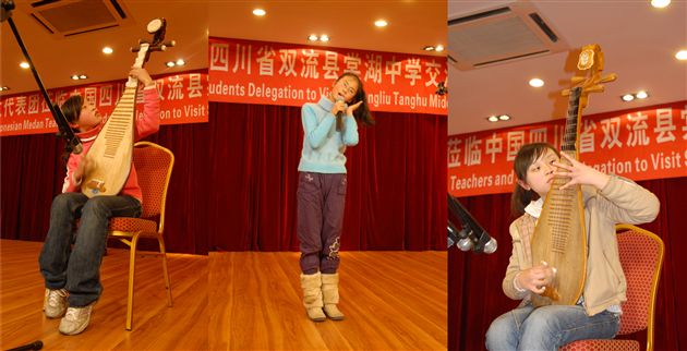 印度尼西亚棉兰市学生代表团再访棠湖中学(七)