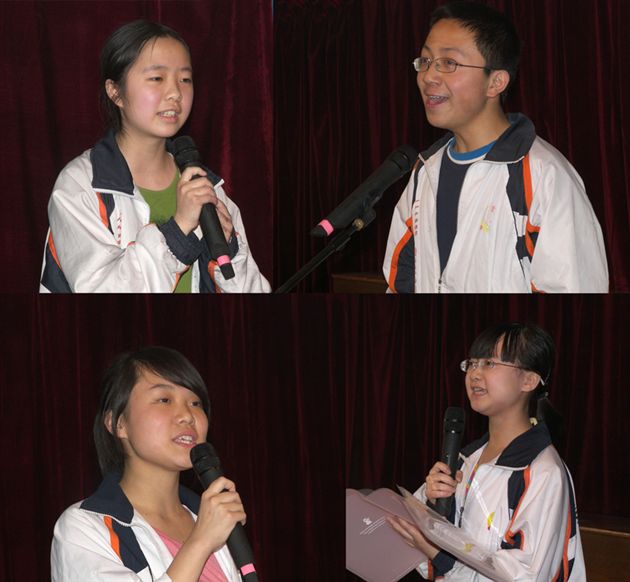 初2007届“棠中在我心中”演讲比赛