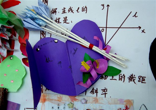 教师节棠外学生谢师恩卡片展(七)