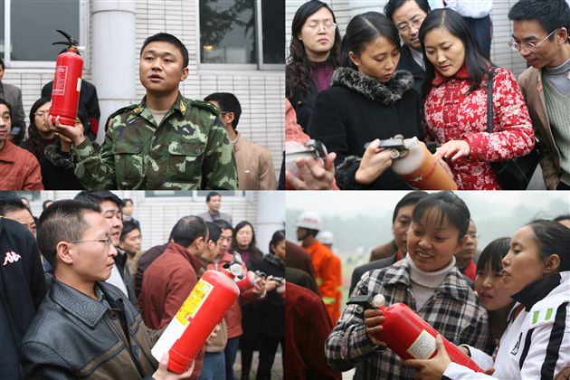 2007年棠湖中学消防演习