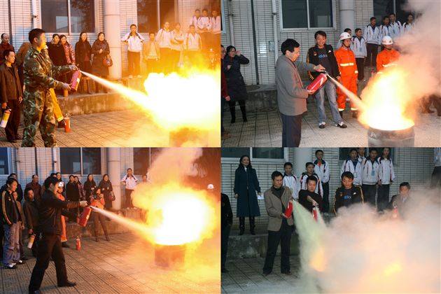 2007年棠湖中学消防演习