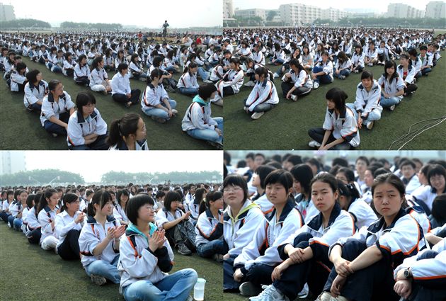 棠中外语学校高2008届成人宣誓仪式(五)