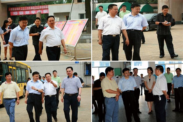 成都市副市长傅勇林等领导莅临我校视察（二）