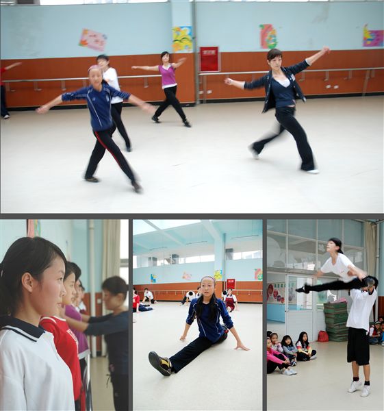 教育部学生健美操、艺术体操协会主席邱建刚到棠外考察指导(四)