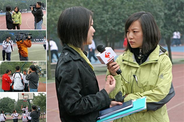 央视记者采访棠湖中学心理教师李昕