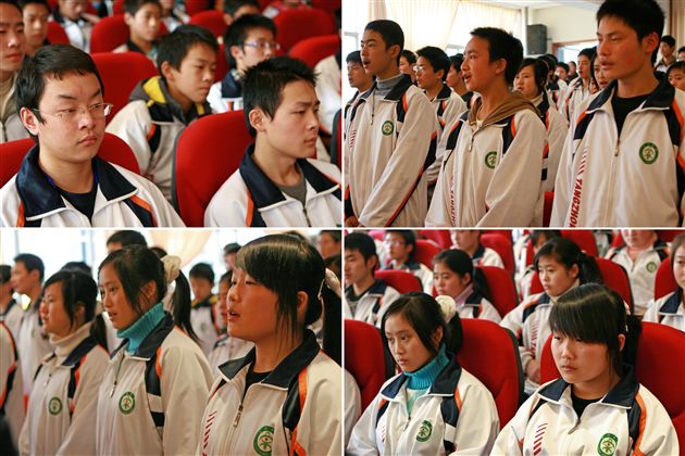 棠中人携手建家园，县红会送暖到零班（四）