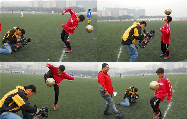 央视五台《足球之夜》栏目关注棠外男足班发展(五)