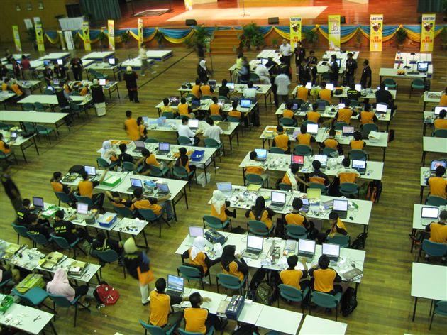 第十届国际机器人奥林匹克竞赛赛场