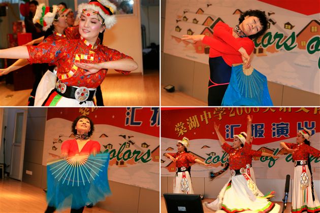 后勤组舞蹈掠影
</p><p>　　