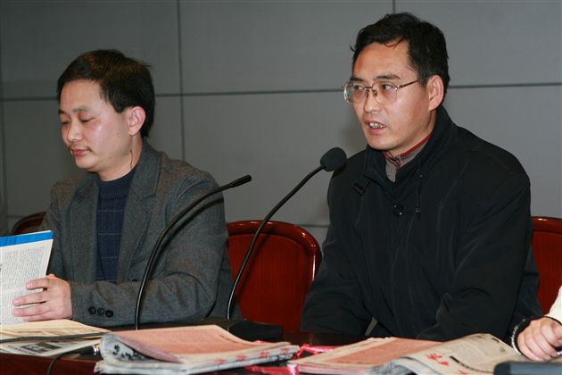 《春晓》《棠中校园报》副总编刘团章老师讲话