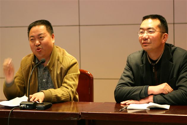 棠湖中学党总支书记、校长熊伟同志作动员讲话