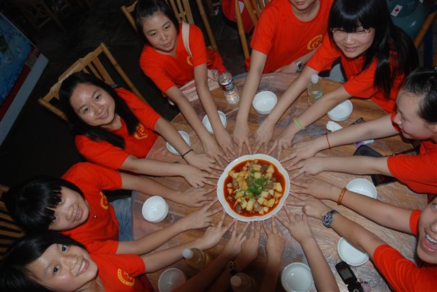 棠外首届国际夏令营畅游天台山(八)