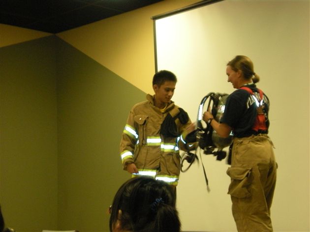 赴美——课堂消防体验