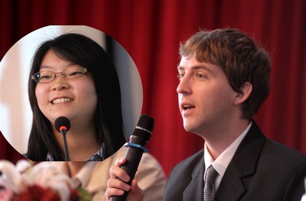 外教RANDY发言，学生曾发之翻译