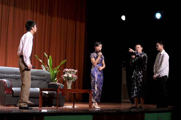 棠外仁譞文学社高二剧社第六届话剧汇报演出3