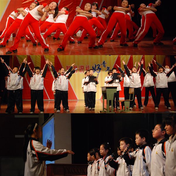 初一年级礼仪表演大赛8