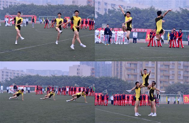 健美操表演     摄影：龚定元