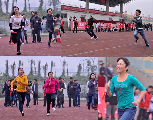 迎面接力    摄影：龚定元