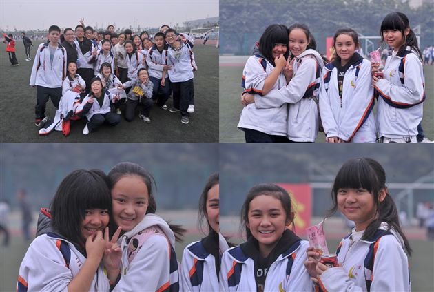 赛场拾趣    摄影：龚定元