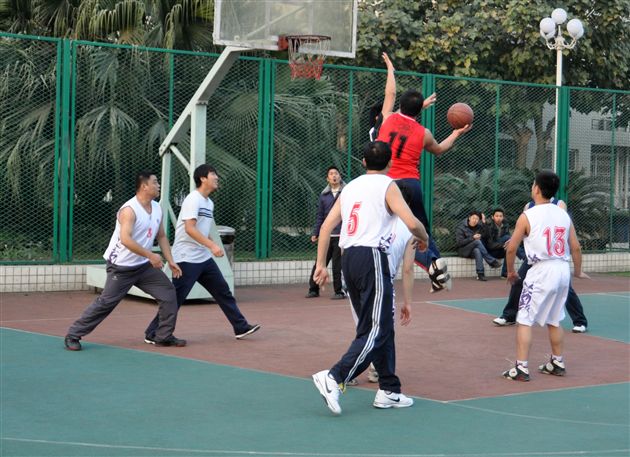 教师篮球联谊赛5