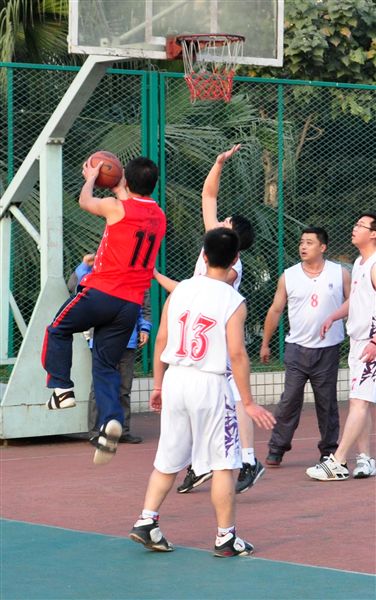 教师篮球联谊赛8