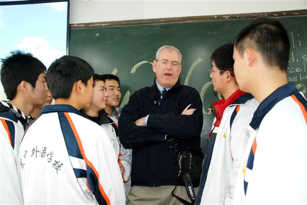 美国高德学院代表团访问棠外